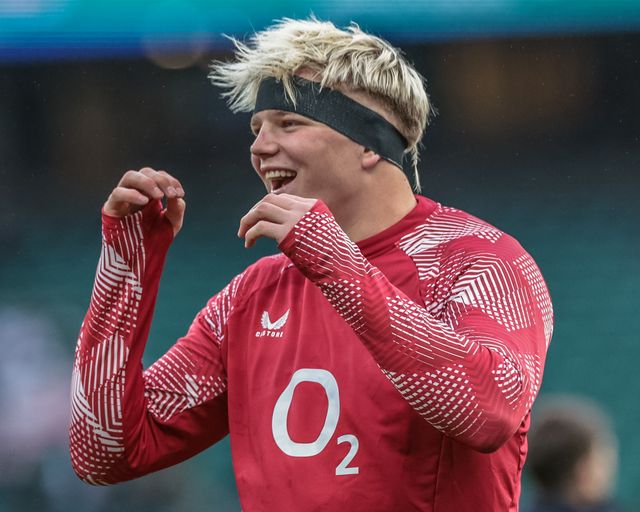 Henry Pollock of England in the pre-game warm up during the Guinness Six Nations 2026 match England vs Wales at Allianz Stadium, Twickenham, United Kingdom on 07 February 2026

(Photo by Mark Cosgrove/News Images)