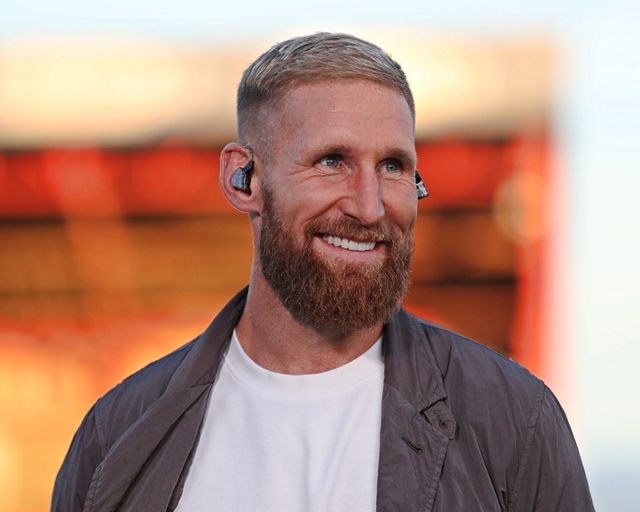 Sam Tomkins of Sky Sports before the Betfred Super League round 27 match Hull KR vs Warrington Wolves at Sewell Group Craven Park, Kingston upon Hull, United Kingdom, 18th September 2025(Photo by Sam Eaden/News Images)