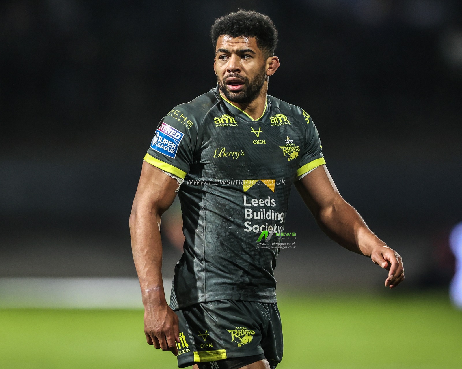 Kallum Watkins of Leeds Rhinos during the Betfred Super League round 7 match Bradford Bulls vs Leeds Rhinos at Odsal Stadium, Bradford, United Kingdom on 03 April 2026

(Photo by Alfie Cosgrove/News Images)