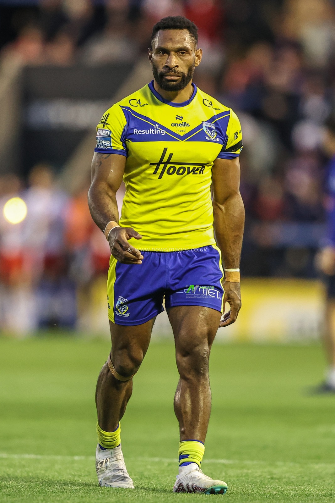 Rodrick Tai of Warrington Wolves during the Betfred Super League Round 9 match Warrington Wolves vs St Helens at Halliwell Jones Stadium, Warrington, United Kingdom, 24th April 2025

(Photo by Alfie Cosgrove/News Images)