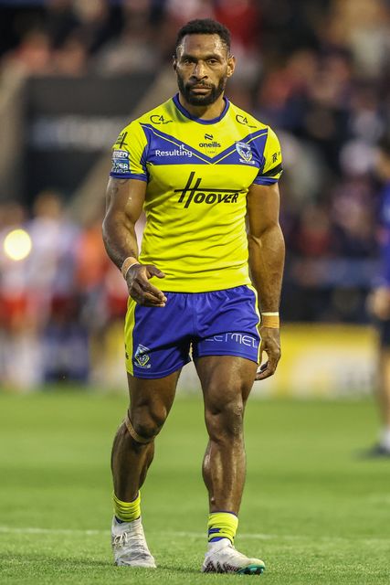Rodrick Tai of Warrington Wolves during the Betfred Super League Round 9 match Warrington Wolves vs St Helens at Halliwell Jones Stadium, Warrington, United Kingdom, 24th April 2025

(Photo by Alfie Cosgrove/News Images)
