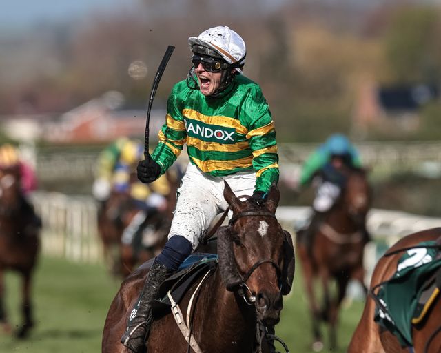 I Am Maximus ridden by Paul Townend wins the 16:00 Randox Grand National Handicap Chase during the 2026 Randox Grand National Day at Aintree Racecourse, Aintree, United Kingdom on 11 April 2026

(Photo by Mark Cosgrove/News Images)