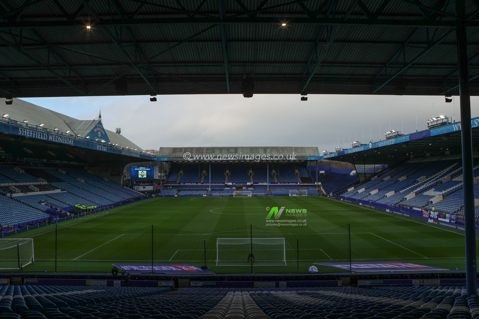 A general view of Hillsborough ahead of the Sky Bet Championship match Sheffield Wednesday vs Wrexham at Hillsborough, Sheffield, United Kingdom, 31st January 2026

(Photo by Richard Bierton/News Images)
