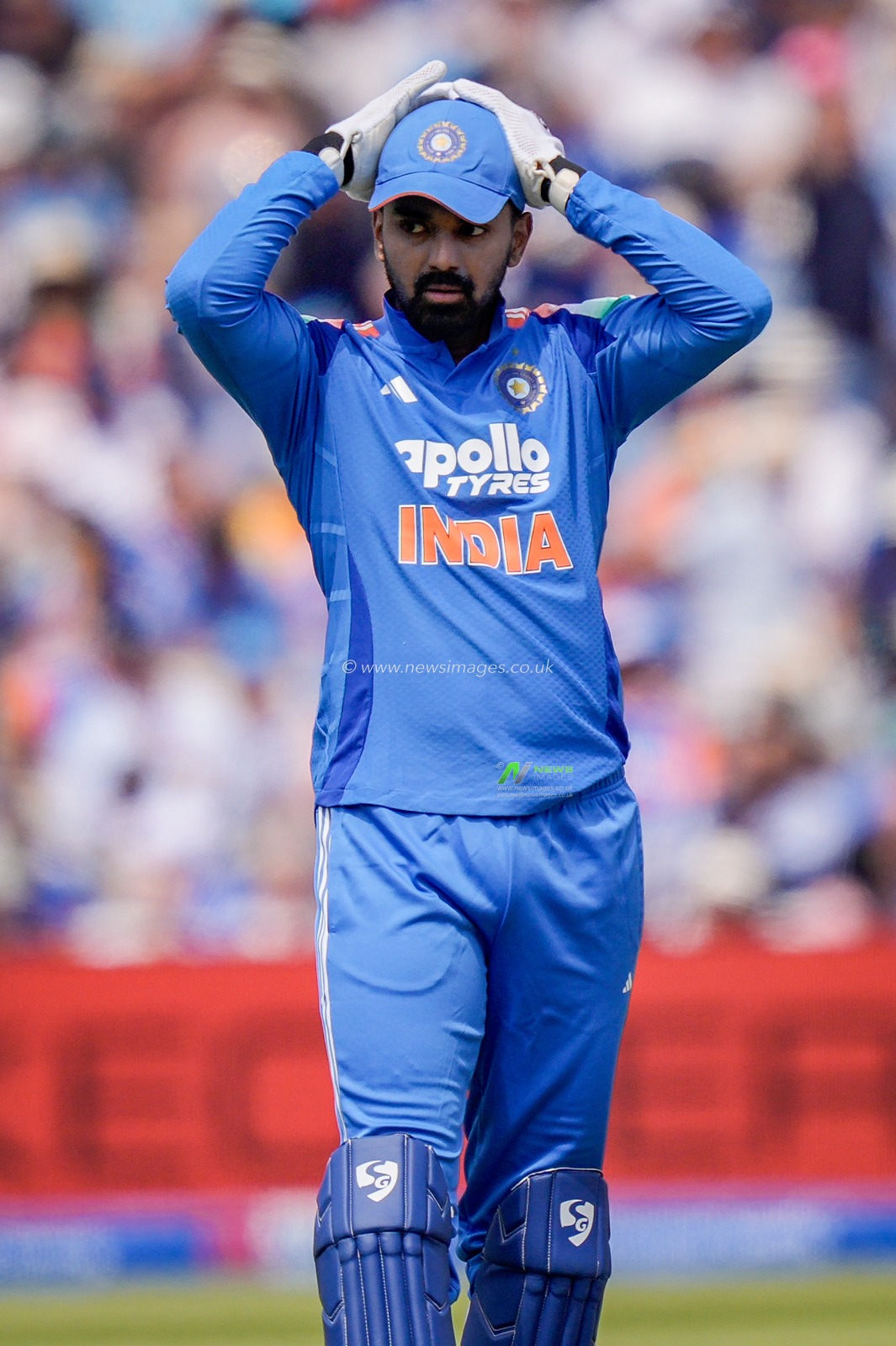KL Rahul of India during the 1st Metro Bank ODI match England vs India at Edgbaston, Birmingham, United Kingdom on 14 July 2026

(Photo by Maynard Manyowa/News Images)