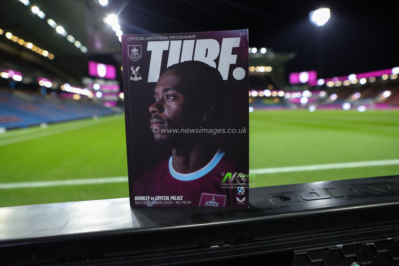 today’s official match day program during the Premier League match Burnley vs Crystal Palace at Turf Moor, Burnley, United Kingdom, 3rd December 2025

(Photo by Richard Bierton/News Images)

*** GER AUT SUI OUT ***