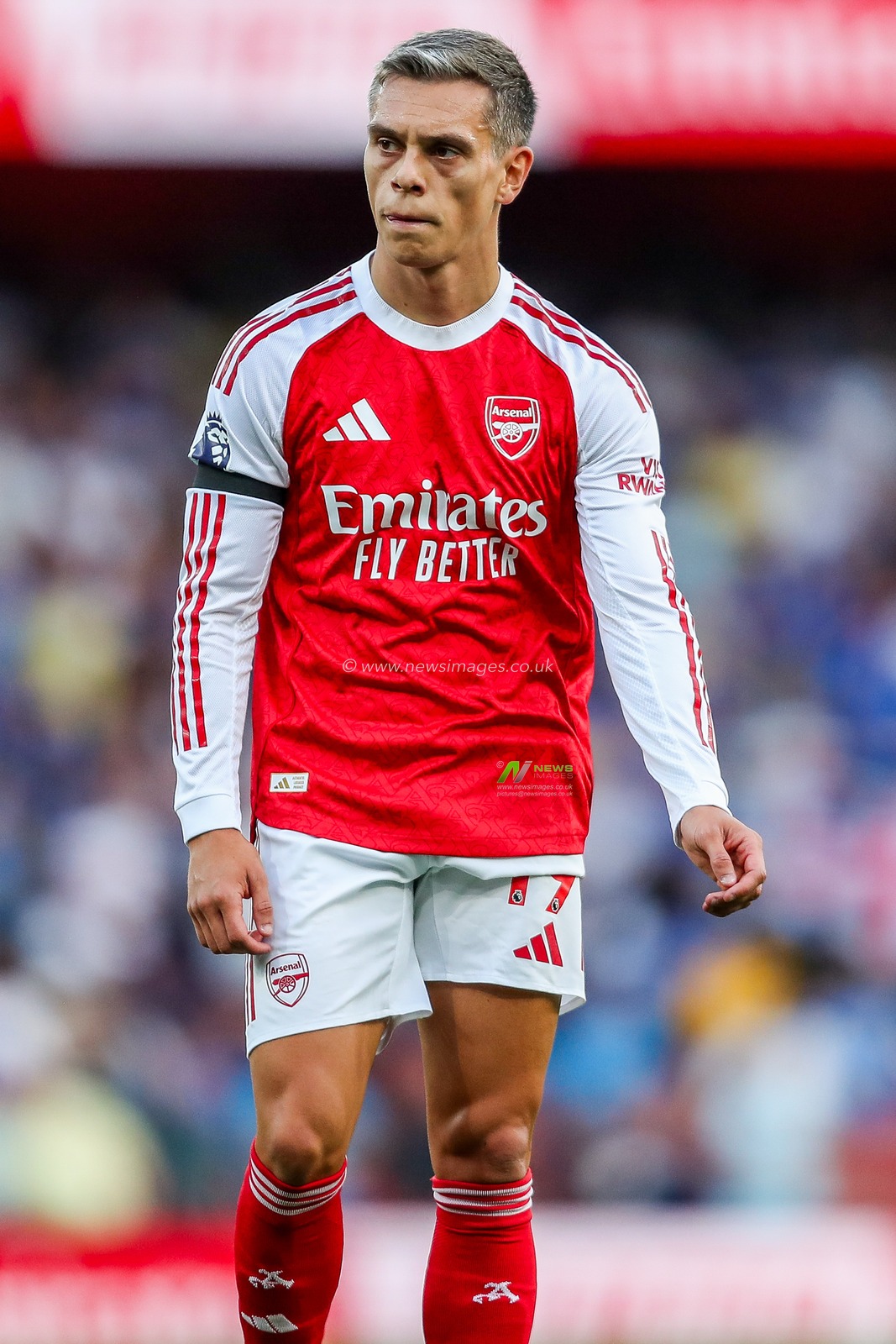Leandro Trossard of Arsenal looks on during the Premier League match Arsenal vs Leeds United at Emirates Stadium, London, United Kingdom, 23rd August 2025

(Photo by Izzy Poles/News Images)