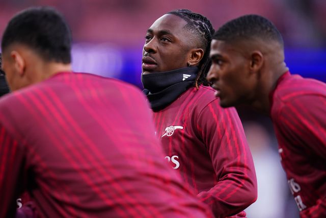 Eberechi Eze of Arsenal ahead of the UEFA Champions League Quarter Finals match Arsenal vs Sporting CP at Arsenal stadium, London, United Kingdom on 15 April 2026

(Photo by Harvey Murphy/News Images)