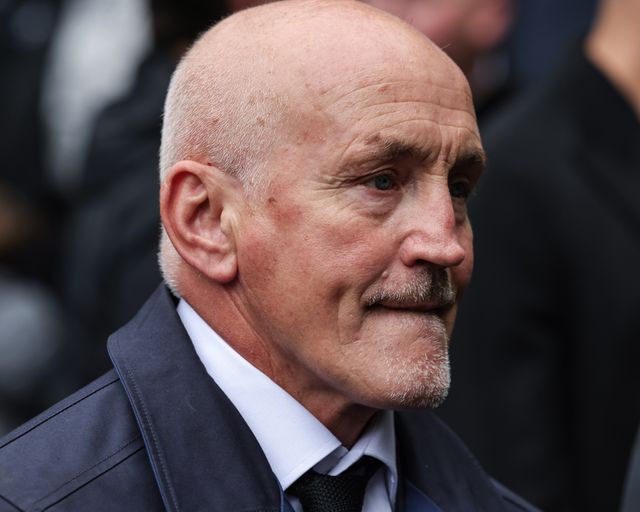 Former boxer Barry McGuigan arrives during Ricky Hatton' Funeral at Manchester Cathedral, Manchester, United Kingdom, 10th October 2025

(Photo by Mark Cosgrove/News Images)