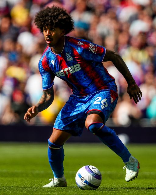 Chris Richards of Crystal Palace breaks with the ball during the Premier League match Tottenham Hotspur vs Crystal Palace at Tottenham Hotspur Stadium, London, United Kingdom, 11th May 2025

(Photo by Izzy Poles/News Images)