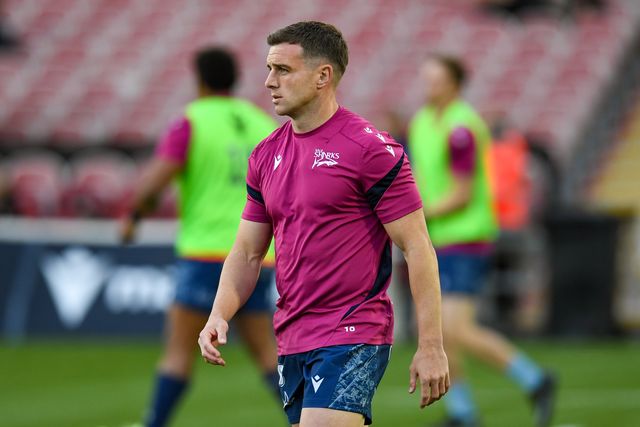George Ford of Sale Sharks during the Gallagher Premiership match Gloucester vs Sale Sharks at Kingsholm Stadium, Gloucester, United Kingdom on 08 May 2026

(Photo by Alex Williamson/News Images)