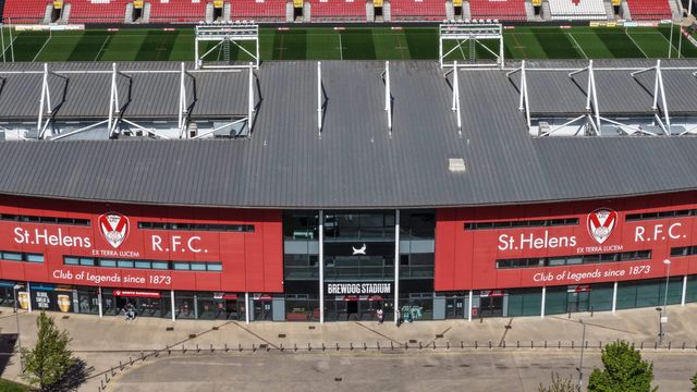An aerial view of The BrewDog Stadium during the Betfred Super League round 9 match St Helens vs Wakefield Trinity at The BrewDog Stadium, St Helens, United Kingdom on 25 April 2026

(Photo by Mark Cosgrove/News Images)