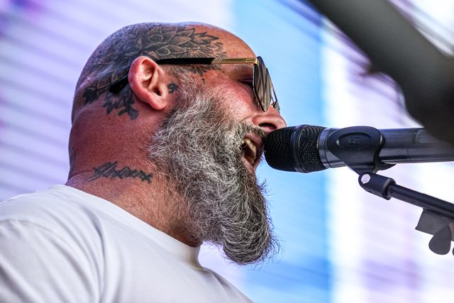 Pre match entertainment during the Betfred Super League round 12 match Warrington Wolves vs Bradford Bulls at The Halliwell Jones Stadium, Warrington, United Kingdom on 24 May 2026

(Photo by Alfie Cosgrove/News Images)