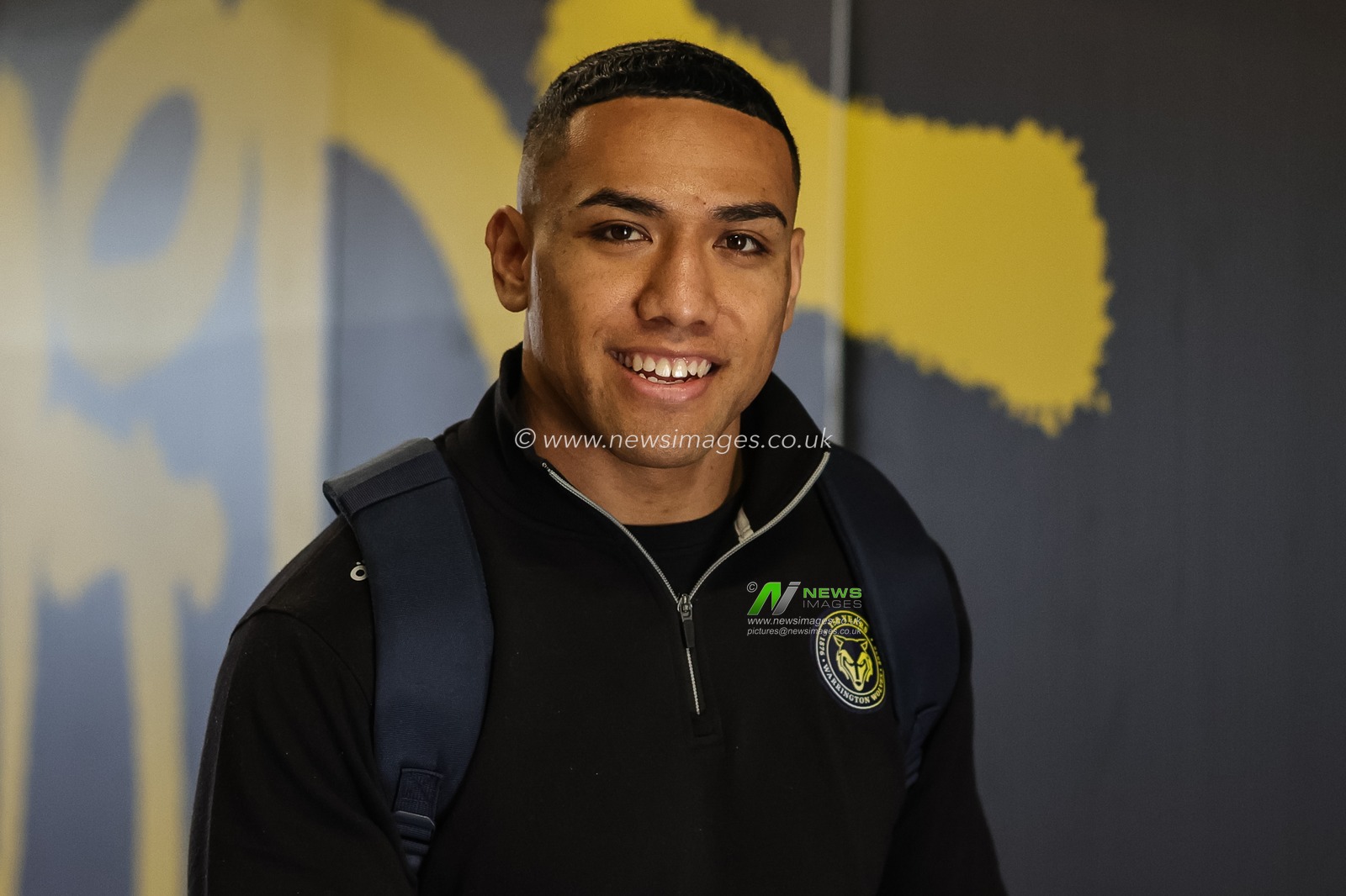 Albert Hopoate of Warrington Wolves arrives during the Betfred Challenge Cup round 4 match Goole Vikings vs Warrington Wolves at The Halliwell Jones Stadium, Warrington, United Kingdom on 14 March 2026

(Photo by Mark Cosgrove/News Images)