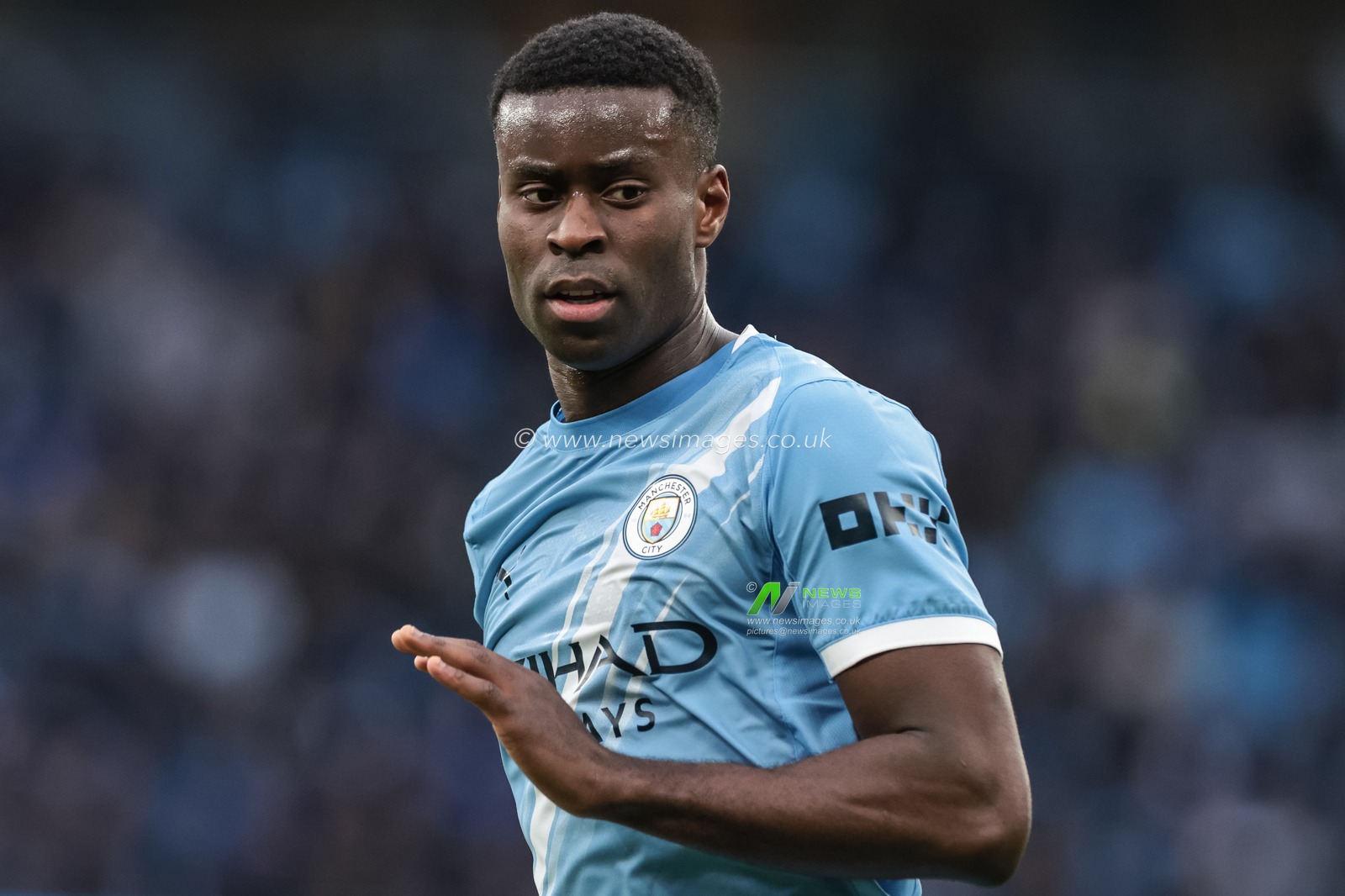 Marc Guehi of Manchester City during the Premier League match Manchester City vs Wolverhampton Wanderers at Etihad, Manchester, United Kingdom on 24 January 2026

(Photo by Mark Cosgrove/News Images)