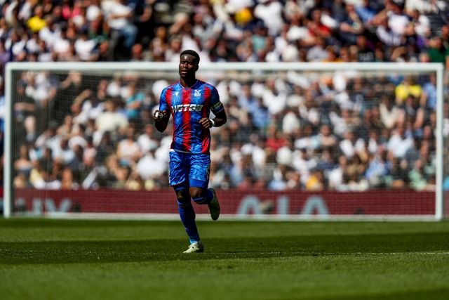 Marc Guehi of Crystal Palace in action during the Premier League match Tottenham Hotspur vs Crystal Palace at Tottenham Hotspur Stadium, London, United Kingdom, 11th May 2025

(Photo by Izzy Poles/News Images)