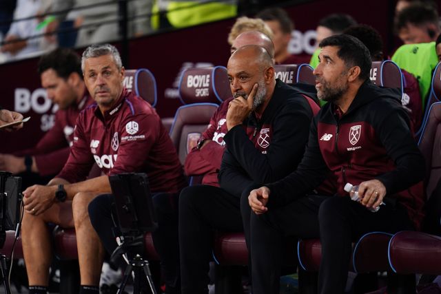 Nuno Espirito Santo manager of West Ham United ahead of kick off during the Sky Bet Championship match West Ham United vs Wolverhampton Wanderers at London Stadium, London, United Kingdom on 01 September 2026

(Photo by Harvey Murphy/News Images)