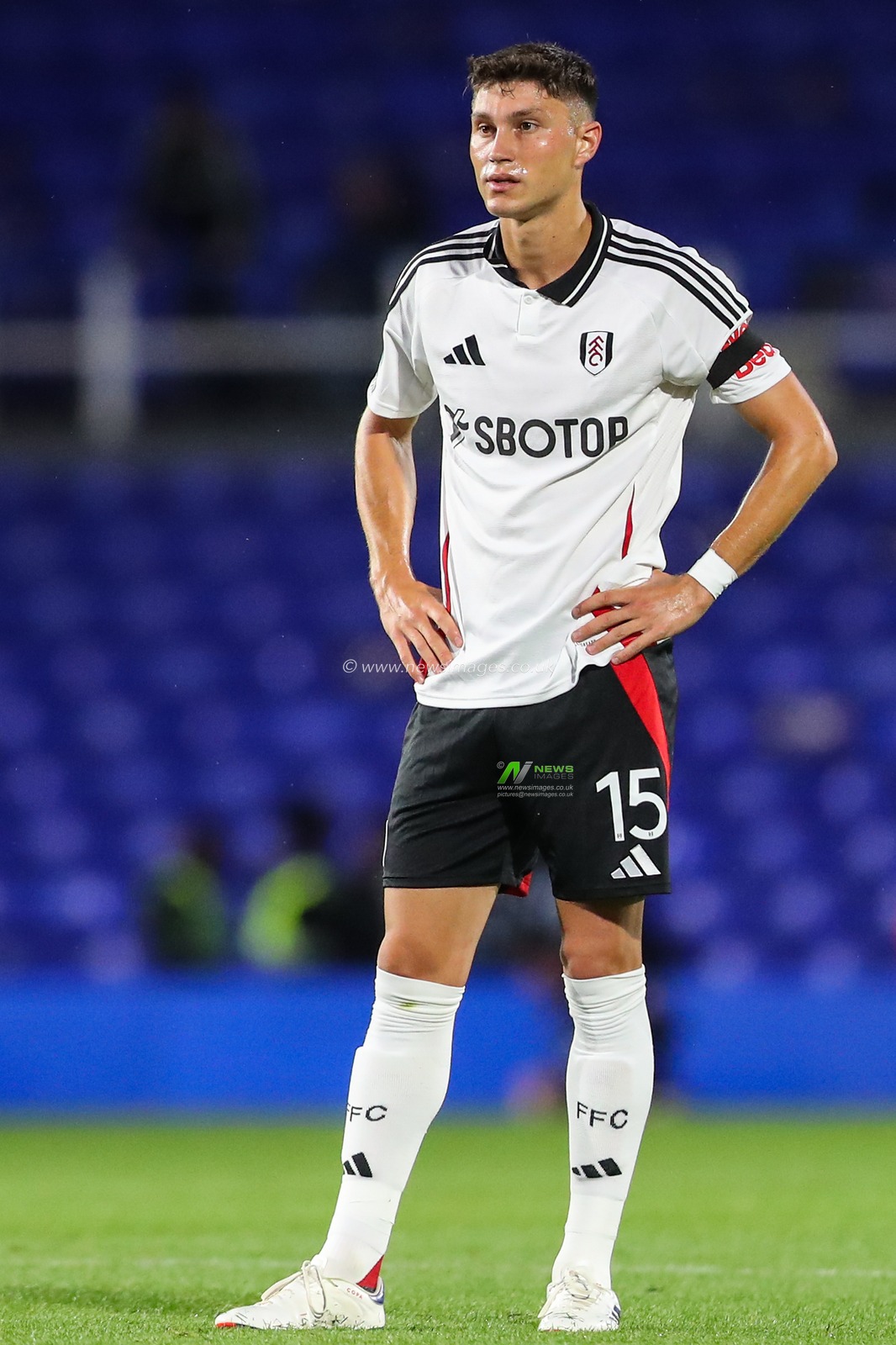 Jorge Cuenca of Fulham during the Carabao Cup match Birmingham City vs Fulham at St Andrews, Birmingham, United Kingdom, 27th August 2024

(Photo by Gareth Evans/News Images)