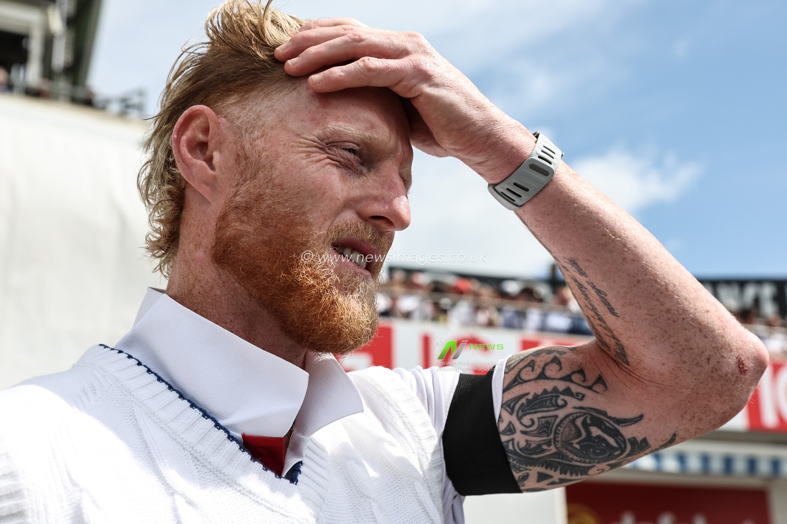 England captain Ben Stokes during the 1st Rothesay Test Match, Day 3 England vs India at Headingley Cricket Ground, Leeds, United Kingdom, 22nd June 2025

(Photo by Mark Cosgrove/News Images)