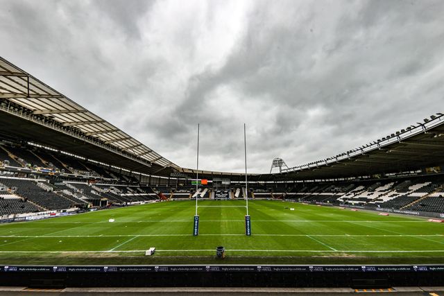 A general view of MKM Stadium ahead of the Betfred Super League round 6 match Hull FC vs Catalans Dragons at MKM Stadium, Hull, United Kingdom on 29 March 2026

(Photo by Alfie Cosgrove/News Images)