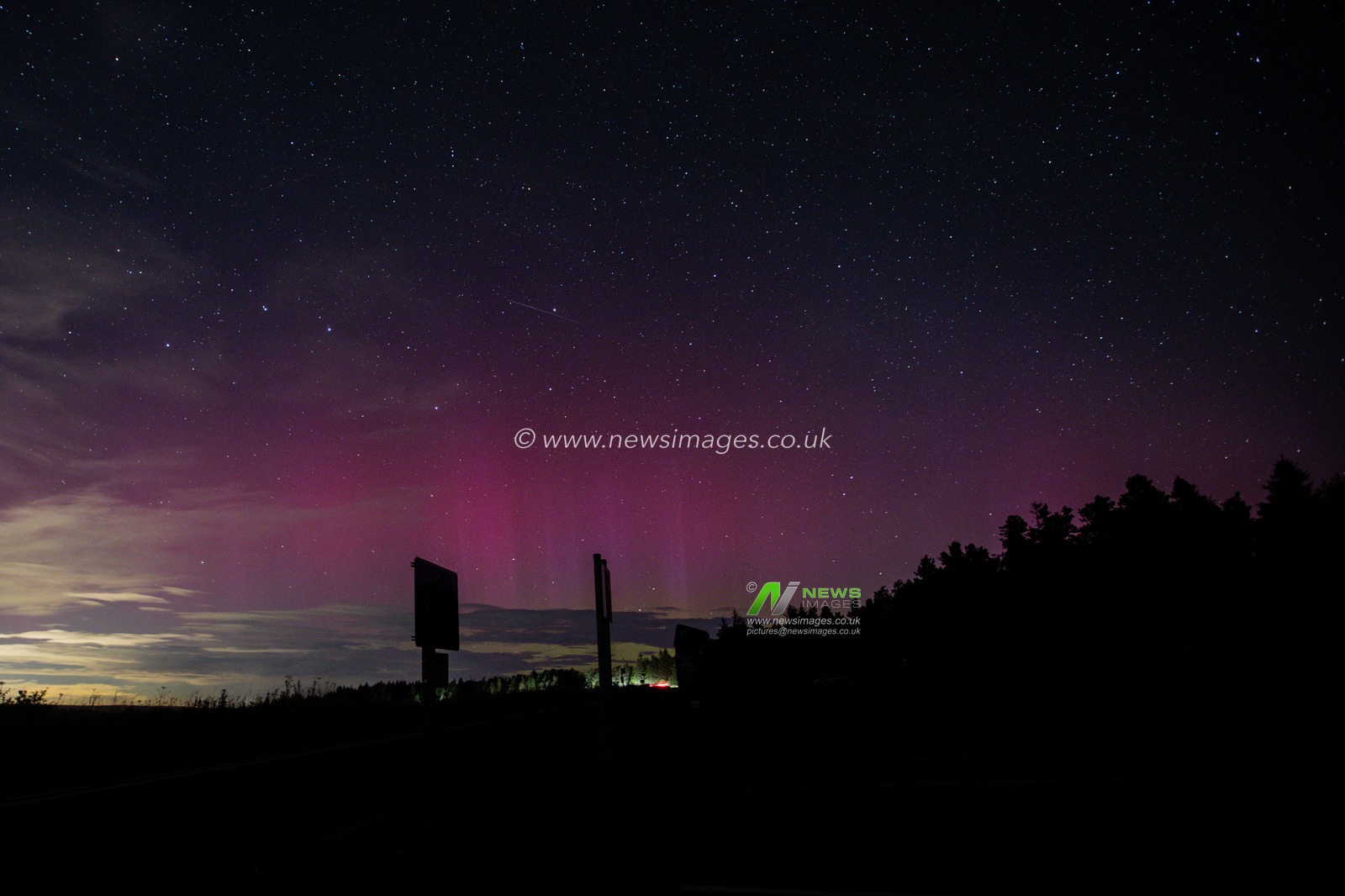 Northern Lights also known as Aurora Borealis shines over Saltergate in the North Yorkshire Moors national Park, Saltergate, United Kingdom, 2nd September 2025

(Photo by Alfie Cosgrove/News Images)