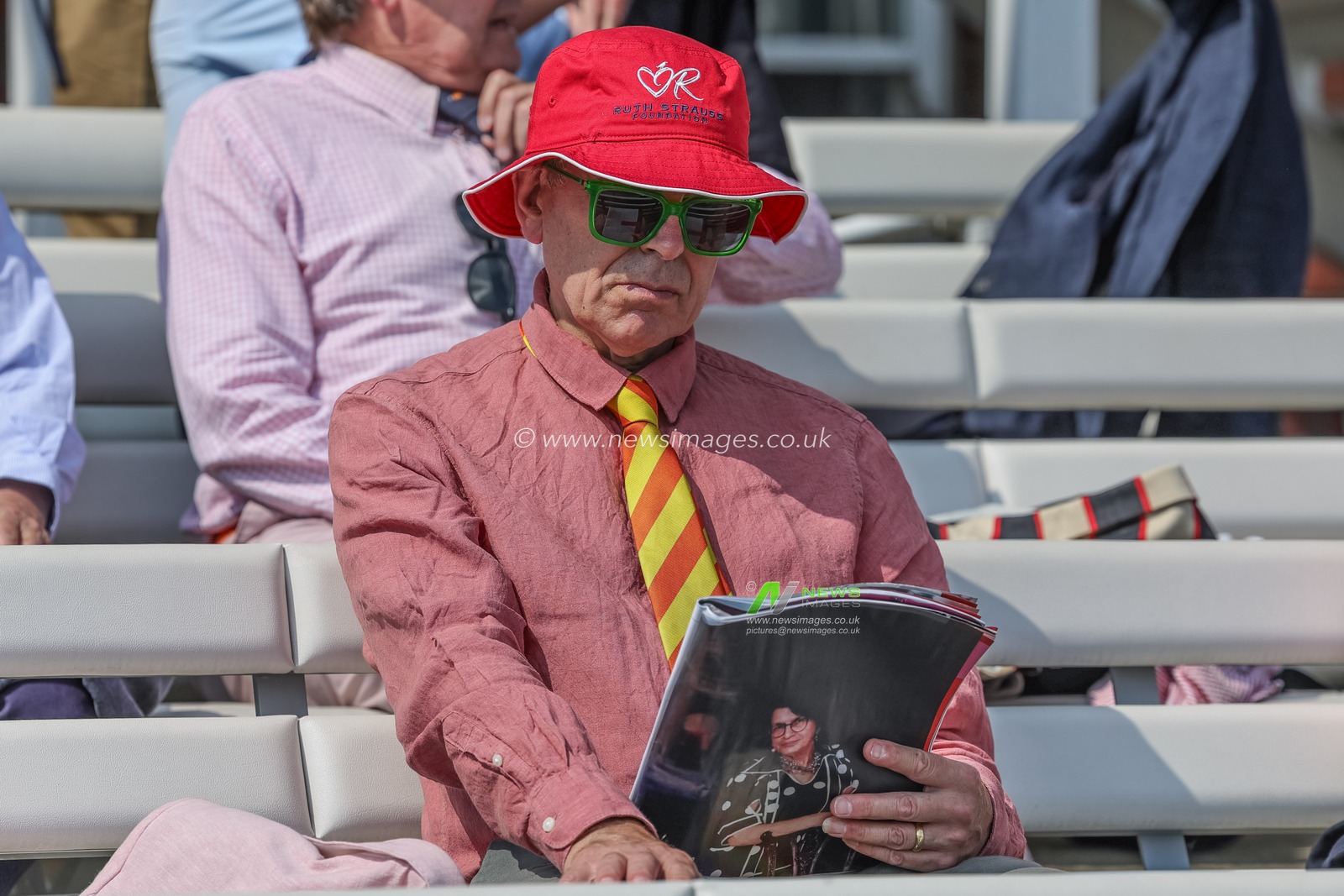 Marylebone Cricket Club members sit in the sun in the Lords Pavilion during the 3rd Rothesay Test Match Day 5 England v India at Lords, London, United Kingdom, 14th July 2025

(Photo by Mark Cosgrove/News Images)