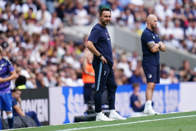 Roberto De Zerbi manager of Tottenham Hotspurduring the pre-season friendly match Tottenham Hotspur vs Hoffenheim at Tottenham Hotspur Stadium, London, United Kingdom on 15 August 2026

(Photo by Harvey Murphy/News Images)