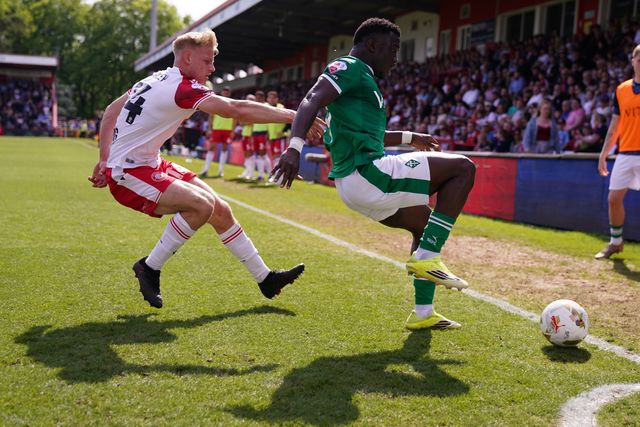 during the Sky Bet League One Playoffs Semi-Final match Stevenage vs Stockport County at Lamex Stadium, Stevenage, United Kingdom on 09 May 2026

(Photo by Harvey Murphy/News Images)