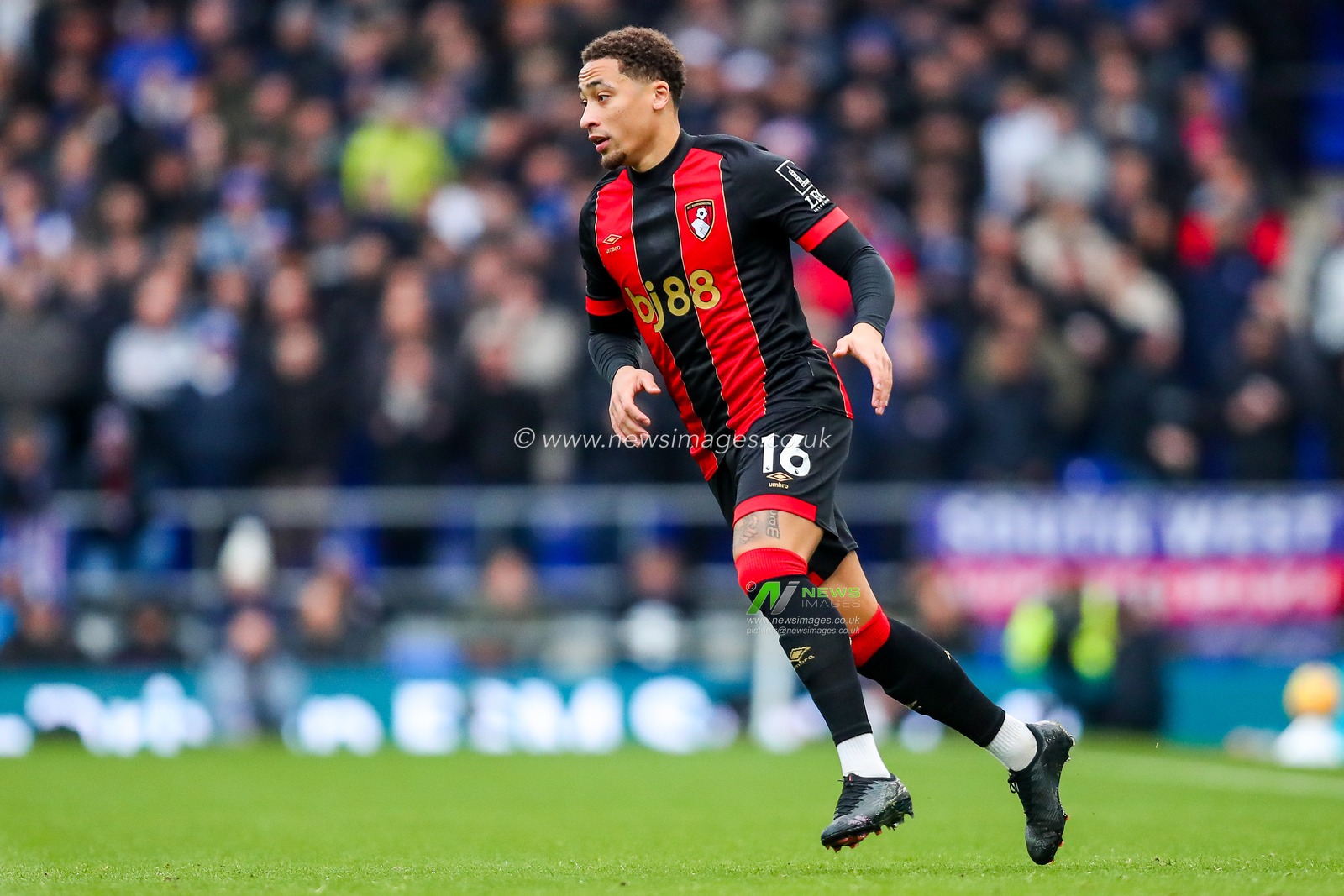 Marcus Tavernier of AFC Bournemouth in action during the Premier League match Ipswich Town vs Bournemouth at Portman Road, Ipswich, United Kingdom, 8th December 2024

(Photo by Izzy Poles/News Images)