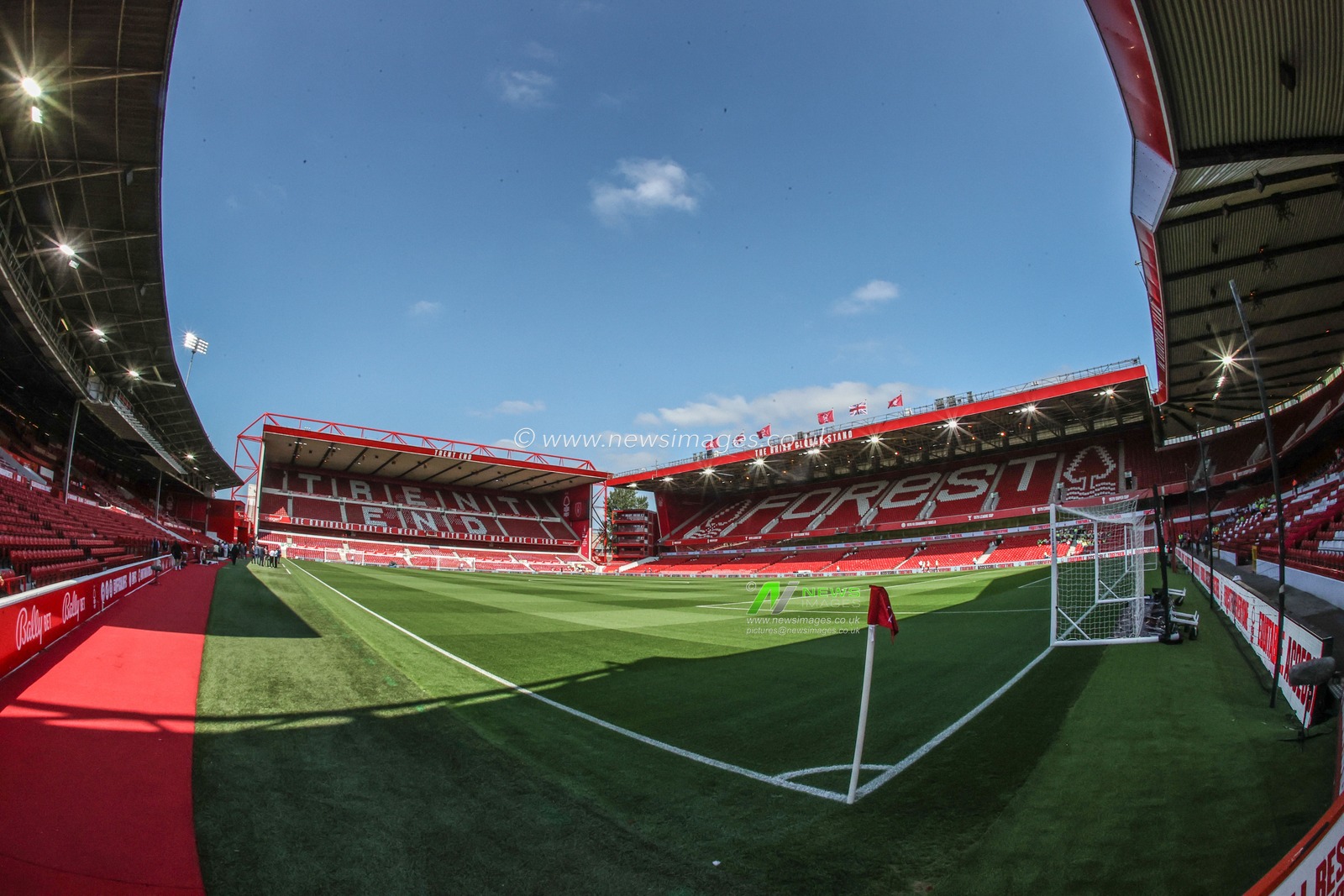 A general view of the City Ground ahead of the Premier League match Nottingham Forest vs Brentford at City Ground, Nottingham, United Kingdom, 16th August 2025

(Photo by Alfie Cosgrove/News Images)