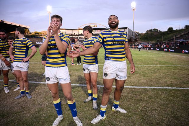 Toafofoa Sipley interacts with Ewan Irwin of Warrington Wolves following the Betfred Super League round 22 match Bradford Bulls vs Warrington Wolves at Odsal Stadium, Bradford, United Kingdom on 08 August 2026

(Photo by Ben Roberts/News Images)