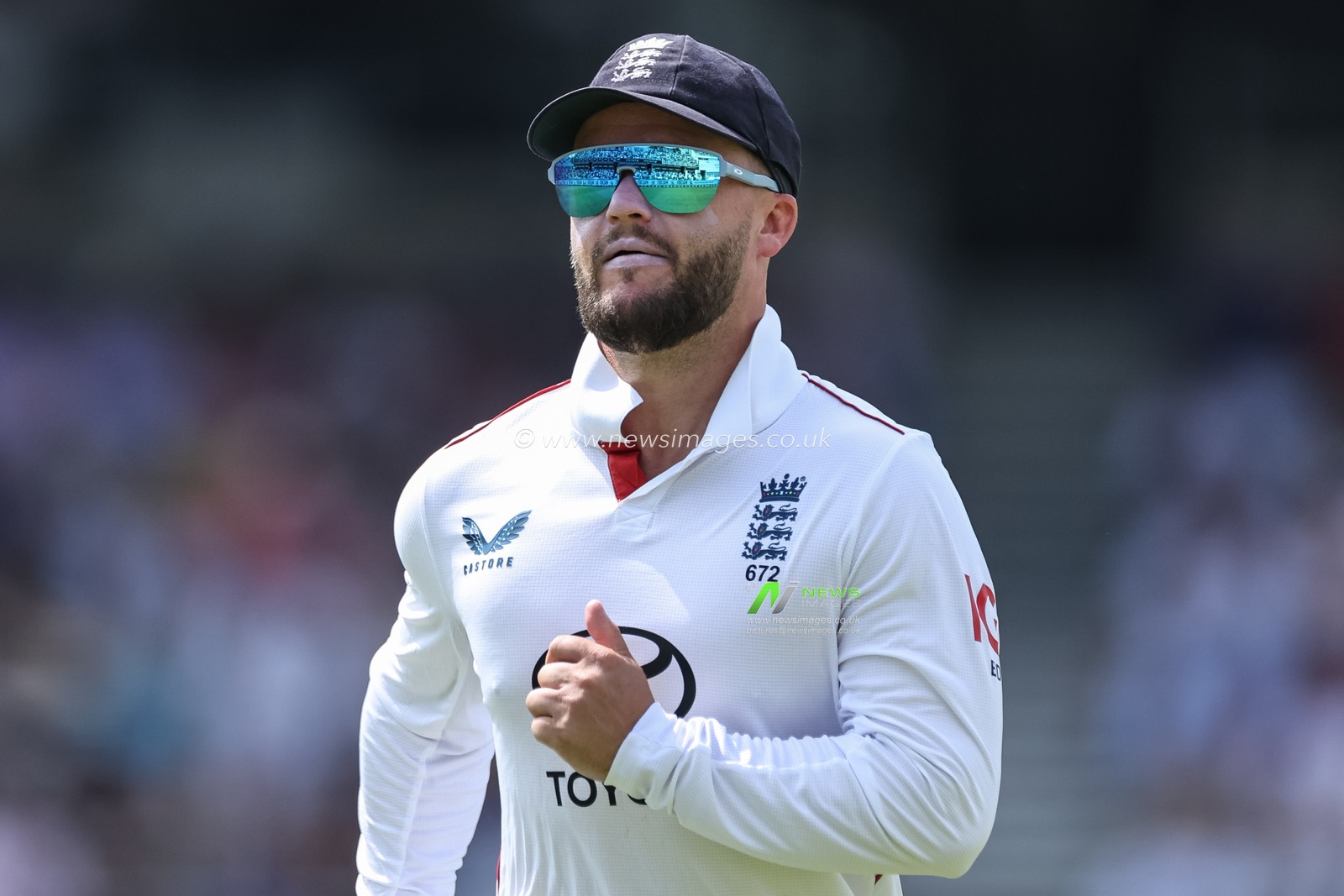 Ben Duckett of England chases the ball during the 1st Rothesay Test Match Day 2 England vs India at Headingley Cricket Ground, Leeds, United Kingdom, 21st June 2025

(Photo by Mark Cosgrove/News Images)