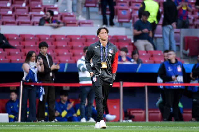 Giuliano Simeone of Atletico de Madrid before the UEFA Champions League Quarter Finals match Atletico Madrid vs Barcelona at Riyadh Air Metropolitano, Madrid, Spain on 14 April 2026

(Photo by Samuel Carreno/News Images)