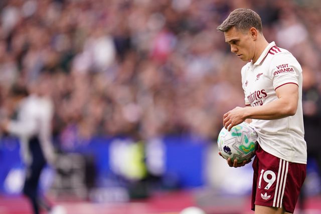 Leandro Trossard of Arsenal during the Premier League match West Ham United vs Arsenal at London Stadium, London, United Kingdom on 10 May 2026

(Photo by Harvey Murphy/News Images)