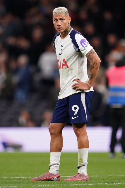 Richarlison of Tottenham Hotspur at full time during the Premier League match Tottenham Hotspur vs Leeds United at Tottenham Hotspur Stadium, London, United Kingdom on 11 May 2026

(Photo by Harvey Murphy/News Images)