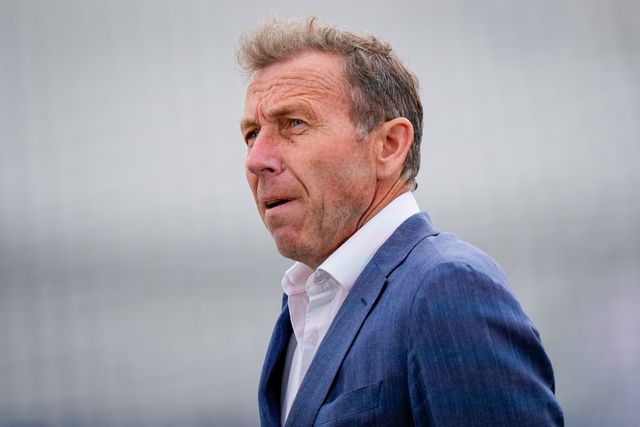 Former England captain and Sky Sports commentator Michael Atherton during the 3rd Rothesay Test Match Day 5 match England vs New Zealand at Trent Bridge, Nottingham, United Kingdom on 29 June 2026

(Photo by Maynard Manyowa/News Images)