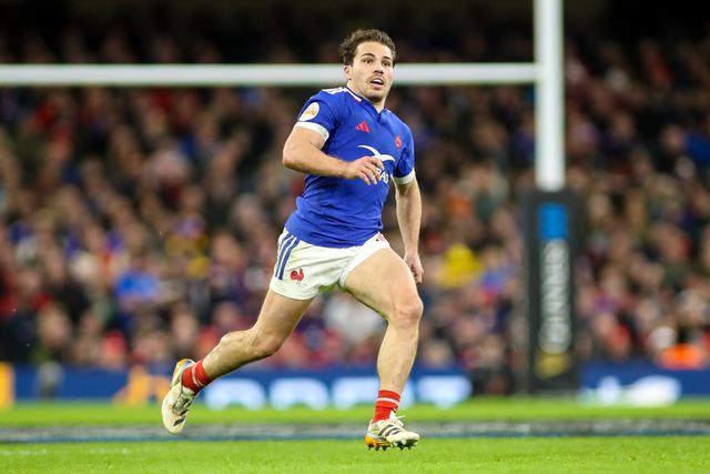 Antoine Dupont of France during the Guinness Six Nations match Wales vs France at Principality Stadium, Cardiff, United Kingdom, 15th February 2026

(Photo by Andrew Lewis/News Images)