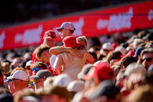 Forest fans during the Premier League match Nottingham Forest vs Bournemouth at City Ground, Nottingham, United Kingdom on 24 May 2026

(Photo by Maynard Manyowa/News Images)