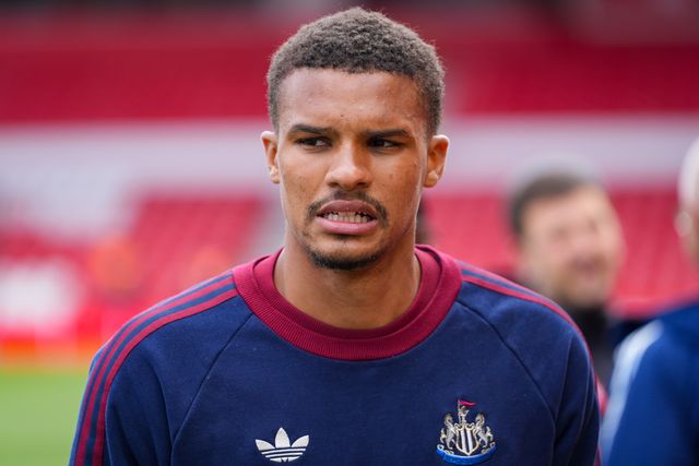 Malick Thiaw of Newcastle United inspects the pitch prior to kick off during the Premier League match Nottingham Forest vs Newcastle Untied at City Ground, Nottingham, United Kingdom on 10 May 2026

(Photo by Maynard Manyowa/News Images)