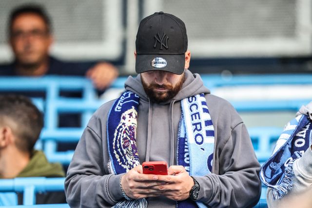 Napoli fans during the UEFA Champions League 2025/26 Phase MD1 Manchester City vs Napoli League at The City of Manchester Stadium, Manchester, United Kingdom, 18th September 2025

(Photo by Alfie Cosgrove/News Images)
