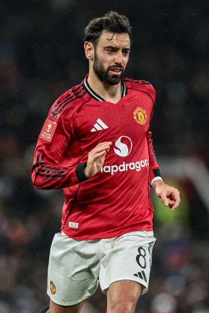 Bruno Fernandes of Manchester Untied during the Emirates FA Cup Third Round match Manchester United vs Brighton and Hove Albion at Old Trafford, Manchester, United Kingdom, 11th January 2026

(Photo by Mark Cosgrove/News Images)