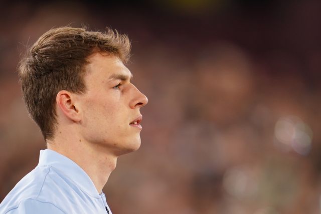 West Ham United goalkeeper Mads Hermansen during the Premier League match West Ham United vs Wolverhampton Wanderers at London Stadium, London, United Kingdom on 10 April 2026

(Photo by Harvey Murphy/News Images)