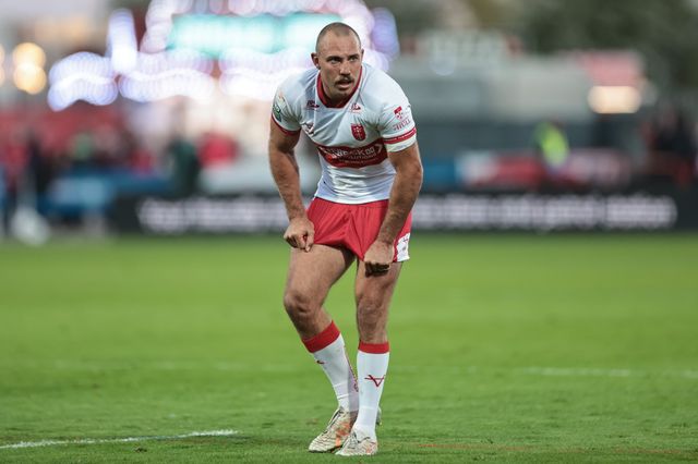 Karl Lawton of Hull KR during the Betfred Super League round 10 match Hull KR vs Castleford Tigers at Sewell Group Craven Park, Hull, United Kingdom on 30 April 2026

(Photo by Mark Cosgrove/News Images)