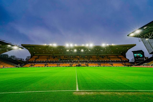 A general view of the pitch and stands during the Premier League match Wolverhampton Wanderers vs Aston Villa at Molineux, Wolverhampton, United Kingdom on 27 February 2026

(Photo by Maynard Manyowa/News Images)