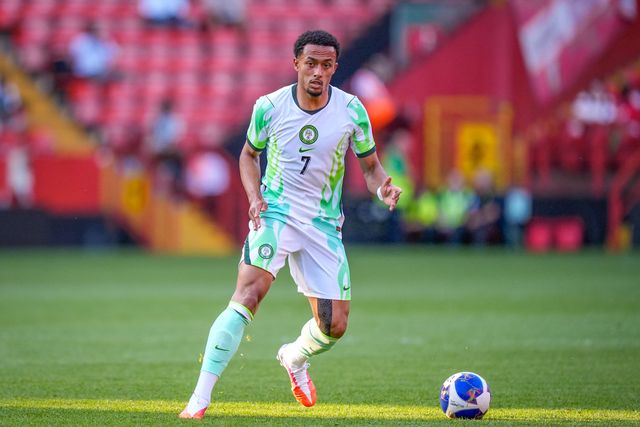 Femi Azeez of Nigeria scores to make it 1-0 during the Unity Cup 2026 Semi-Finals match Nigeria vs Zimbabwe at The Valley, London, United Kingdom on 26 May 2026

(Photo by Maynard Manyowa/News Images)