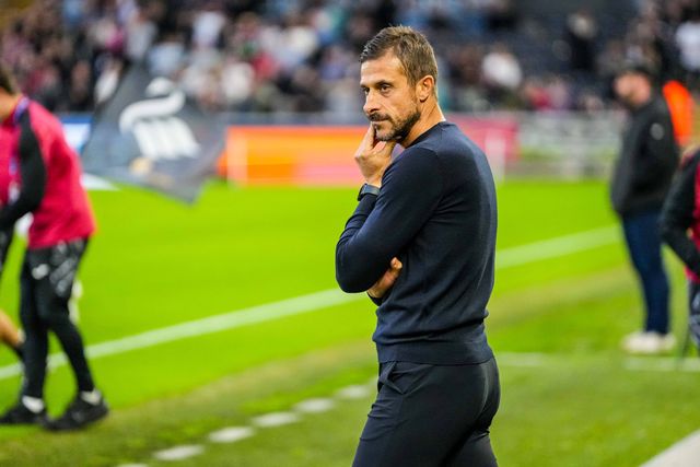 Alessio Dionisi manager of Watford during the Sky Bet Championship match Swansea City vs Watford at Swansea.com Stadium, Swansea, United Kingdom on 01 September 2026

(Photo by Andrew Lewis/News Images)