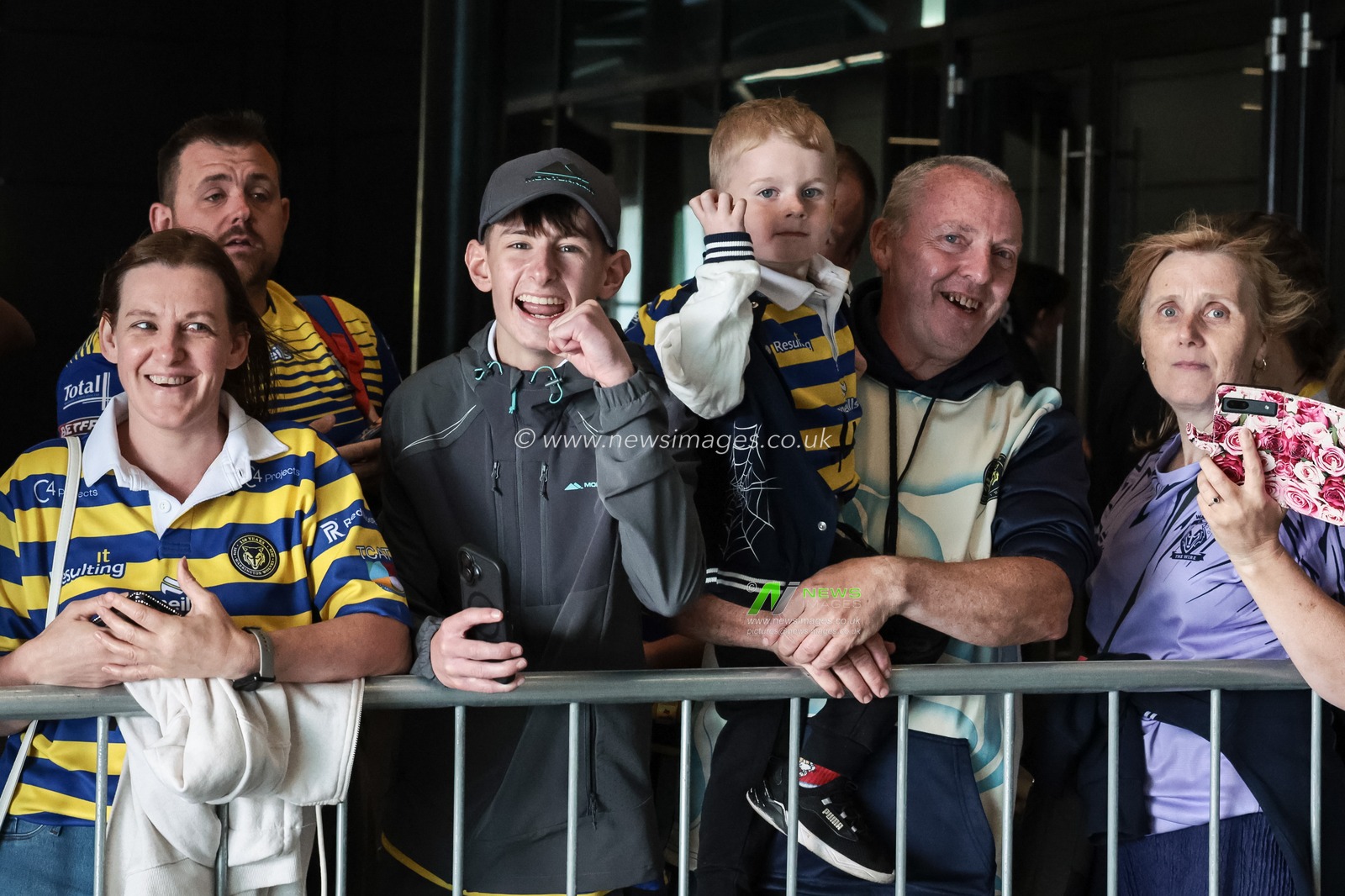 Warrington Wolves fans wait for their team arrival during the Betfred Super League Magic Weekend match Leigh Leopards vs Warrington Wolves at Hill Dickinson Stadium, Liverpool, United Kingdom on 04 July 2026

(Photo by Mark Cosgrove/News Images)