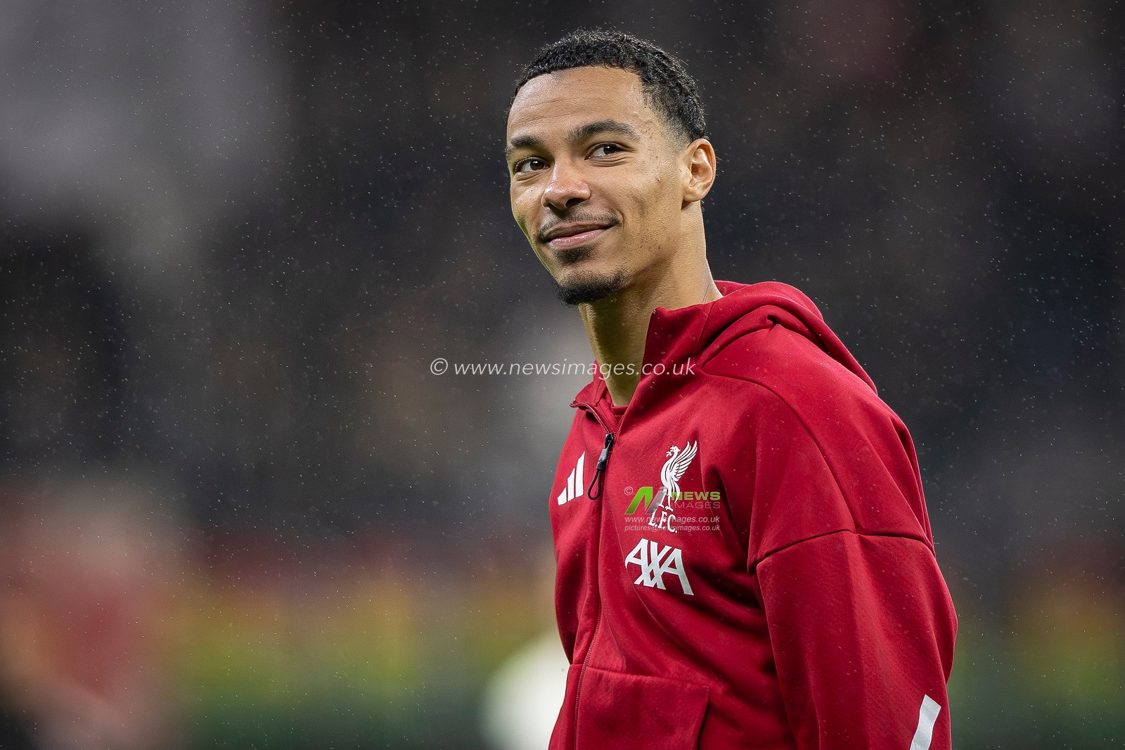 Hugo Ekitike of Liverpool celebrates after Liverpool’s 1-5 victory in the UEFA Champions League Matchday 3 of 8 Eintracht Frankfurt vs Liverpool at Deutsche Bank Park, Frankfurt, Germany, 22nd October 2025

(Photo by Ian Stephen/News Images)
