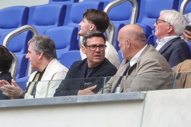 Andrew Burnham Member of Parliament for Makerfield and member of the Labour Party is in attendance during the Betfred Super League Magic Weekend match Leigh Leopards vs Warrington Wolves at Hill Dickinson Stadium, Liverpool, United Kingdom on 04 July 2026

(Photo by Mark Cosgrove/News Images)