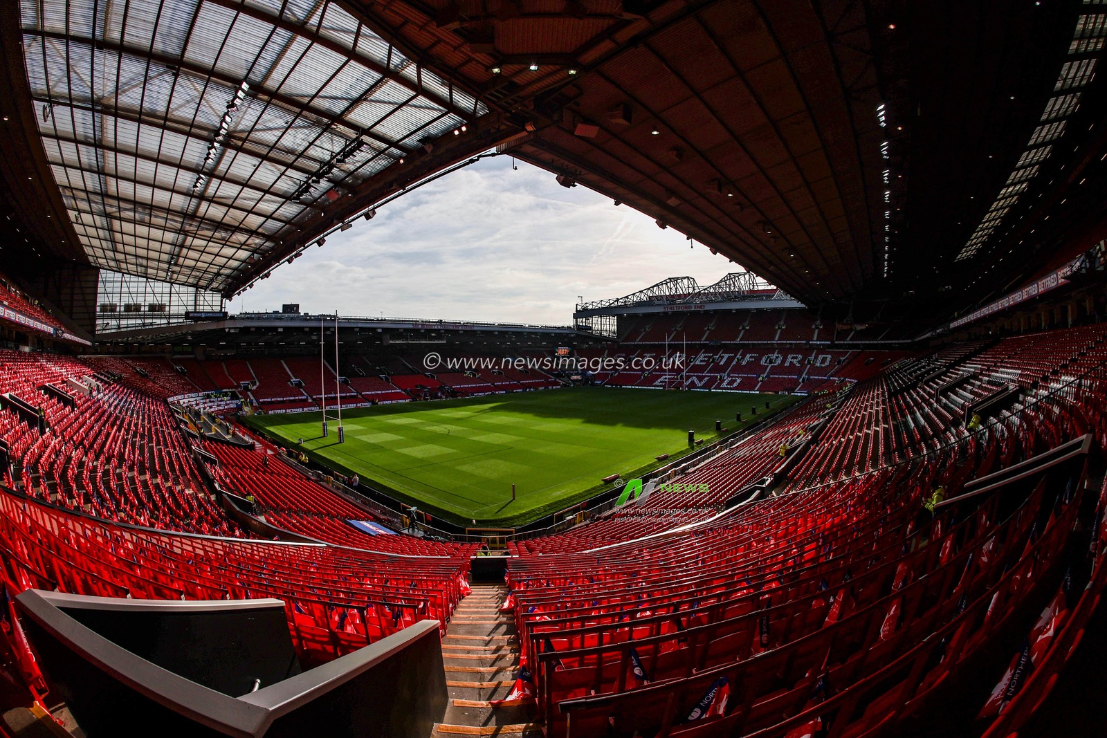 A general view of Old Trafford ahead of the 2025 Betfred Super League Grand Final Hull KR v Wigan Warriors at Old Trafford, Manchester, United Kingdom, 11th October 2025

(Photo by Alfie Cosgrove/News Images)