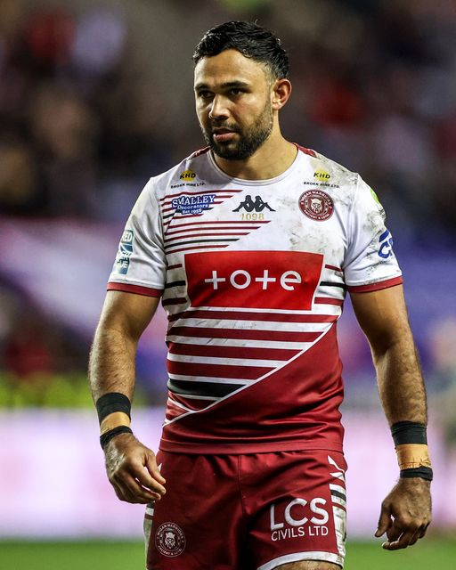 Bevan French of Wigan Warriors during the Betfred Super League match Wigan Warriors vs Leigh Leopards at The Brick Community Stadium, Wigan, United Kingdom on 26 February 2026

(Photo by Alfie Cosgrove/News Images)